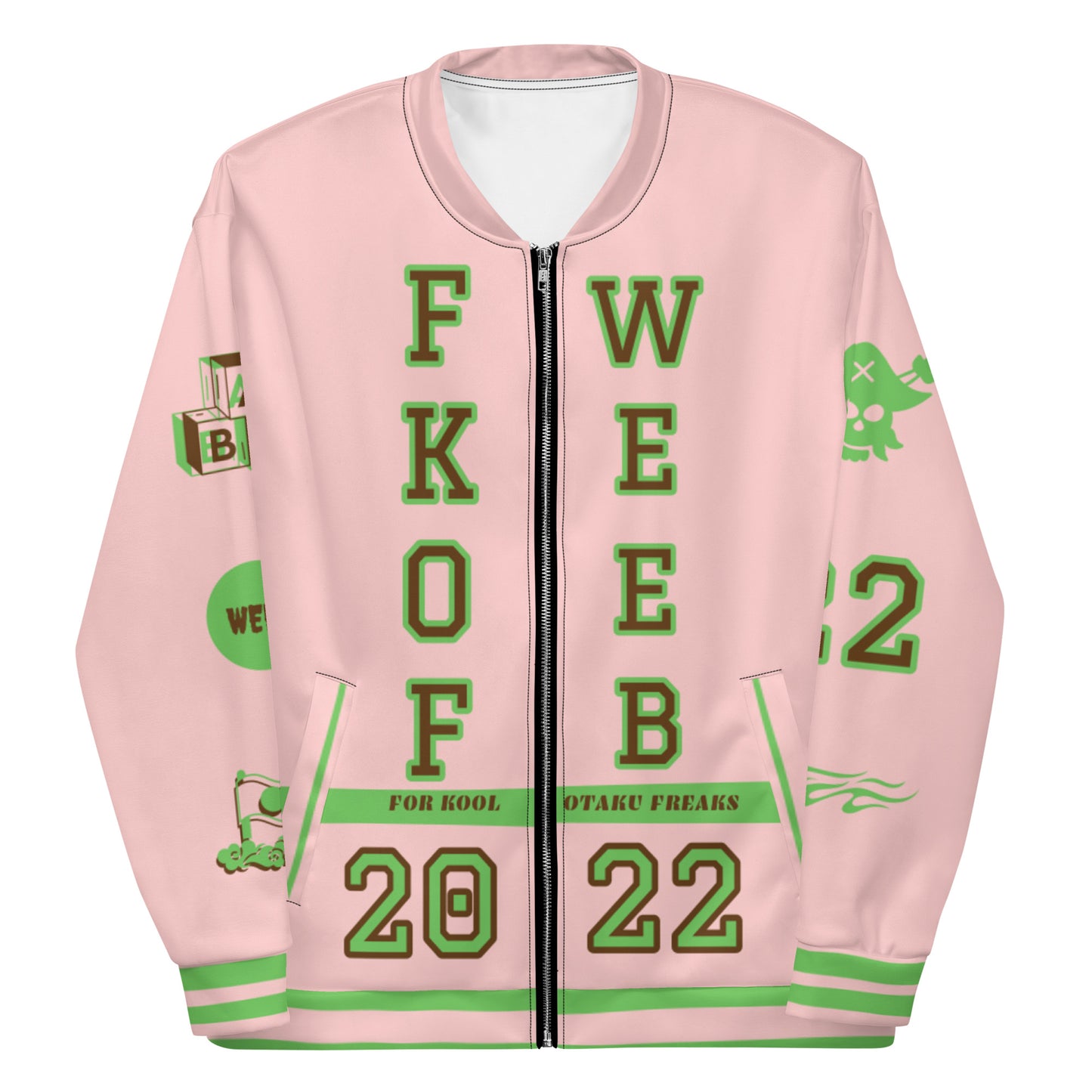 FKOF WEEB Unisex Bomber Jacket (PINK)