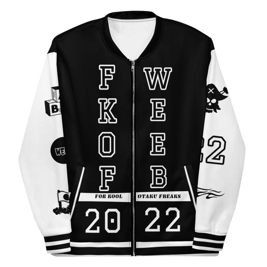 FKOF WEEB Unisex Bomber Jacket (BLACK)