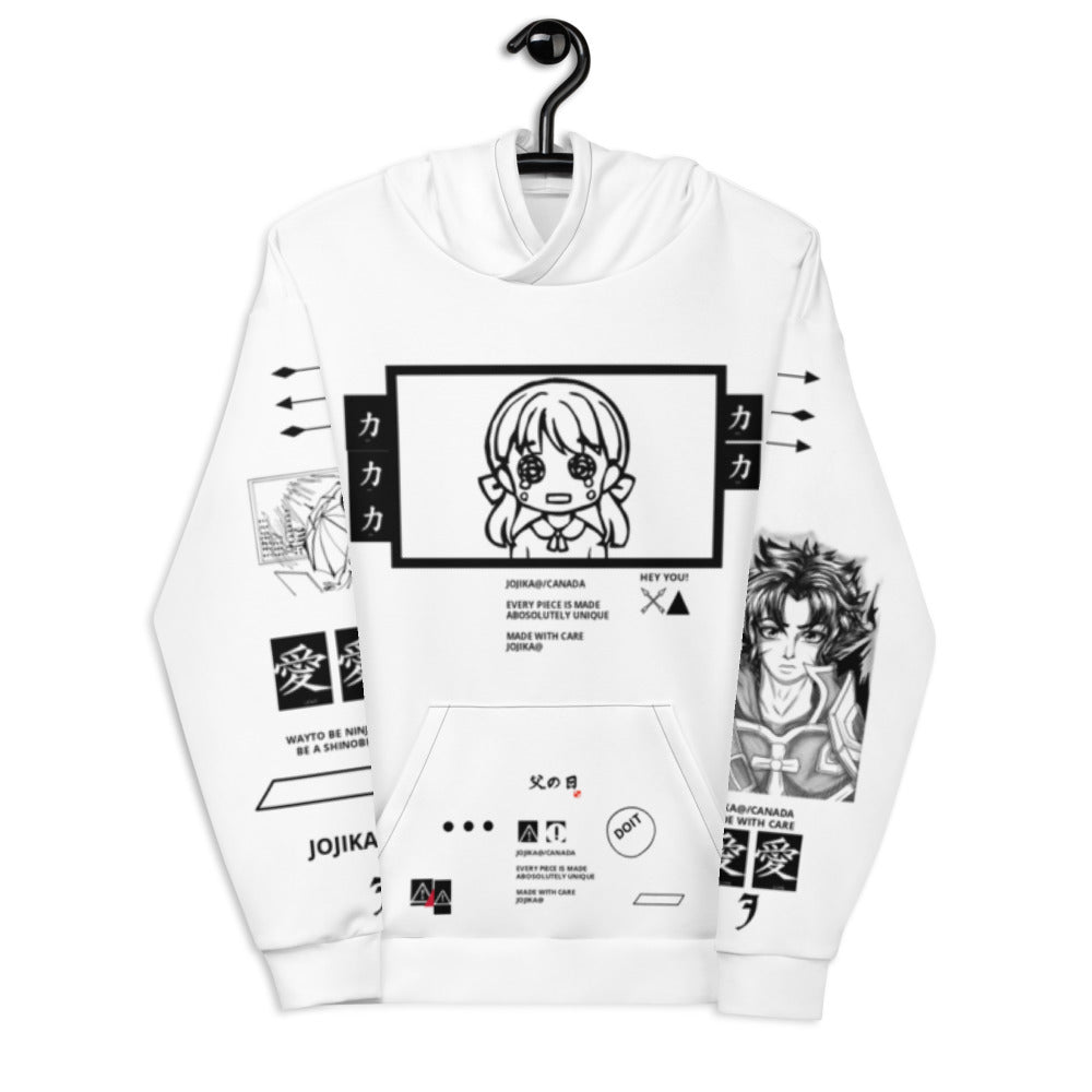 JOJIKA Streetwear Hoodie ( White )