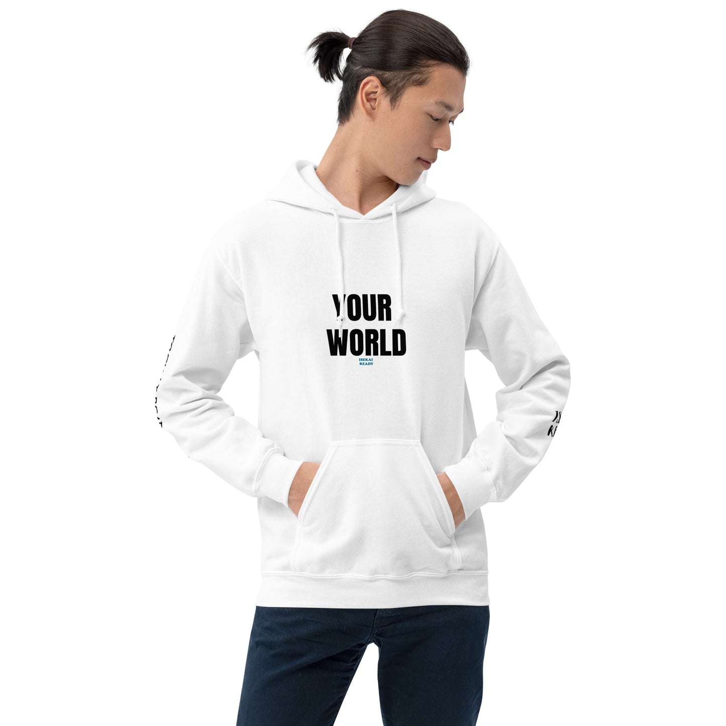 ISEKAI (WHITE) Unisex Hoodie